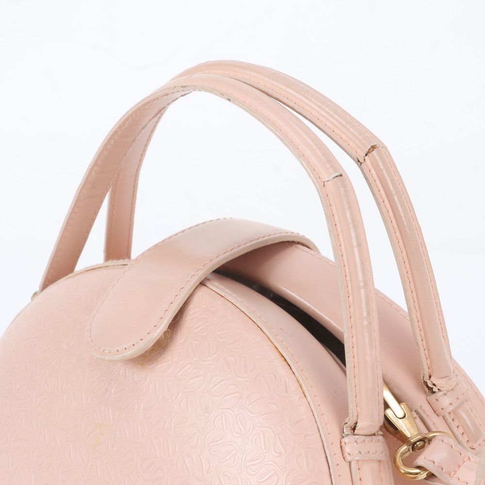 Loewe Vintage Anagram Leather 2-Way Shoulder Bag Crossbody Hand — view 3