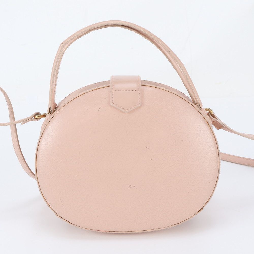 Loewe Vintage Anagram Leather 2-Way Shoulder Bag Crossbody Hand — view 4
