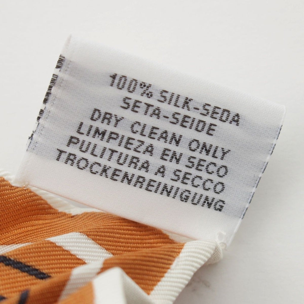Hermes Brides de Gala Ceremonial Bridle Silk Bandana Scarf Halzan Brown — view 8