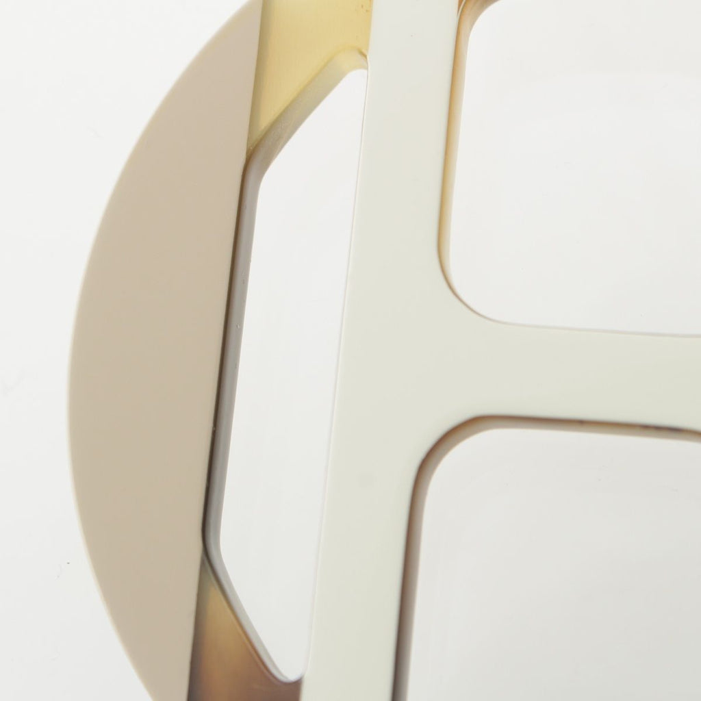 Hermes H Equipe Buffalo Horn Necklace Sable Brown — view 5