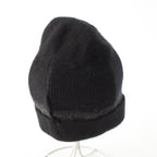 Hermes Martin Margiela Era Cashmere H Logo Knit Cap Black ME Hat — view 4