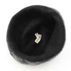 Hermes Martin Margiela Era Cashmere H Logo Knit Cap Black ME Hat — view 5