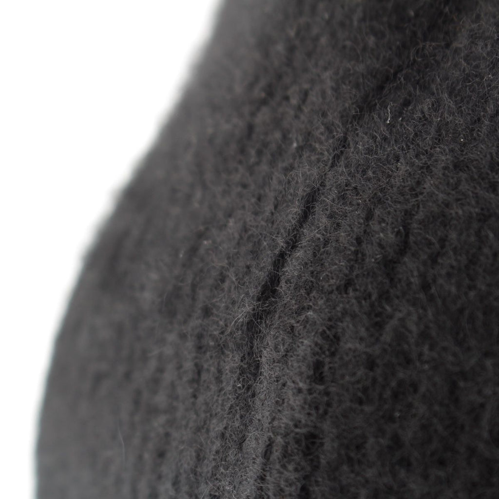 Hermes Martin Margiela Era Cashmere H Logo Knit Cap Black ME Hat — view 8