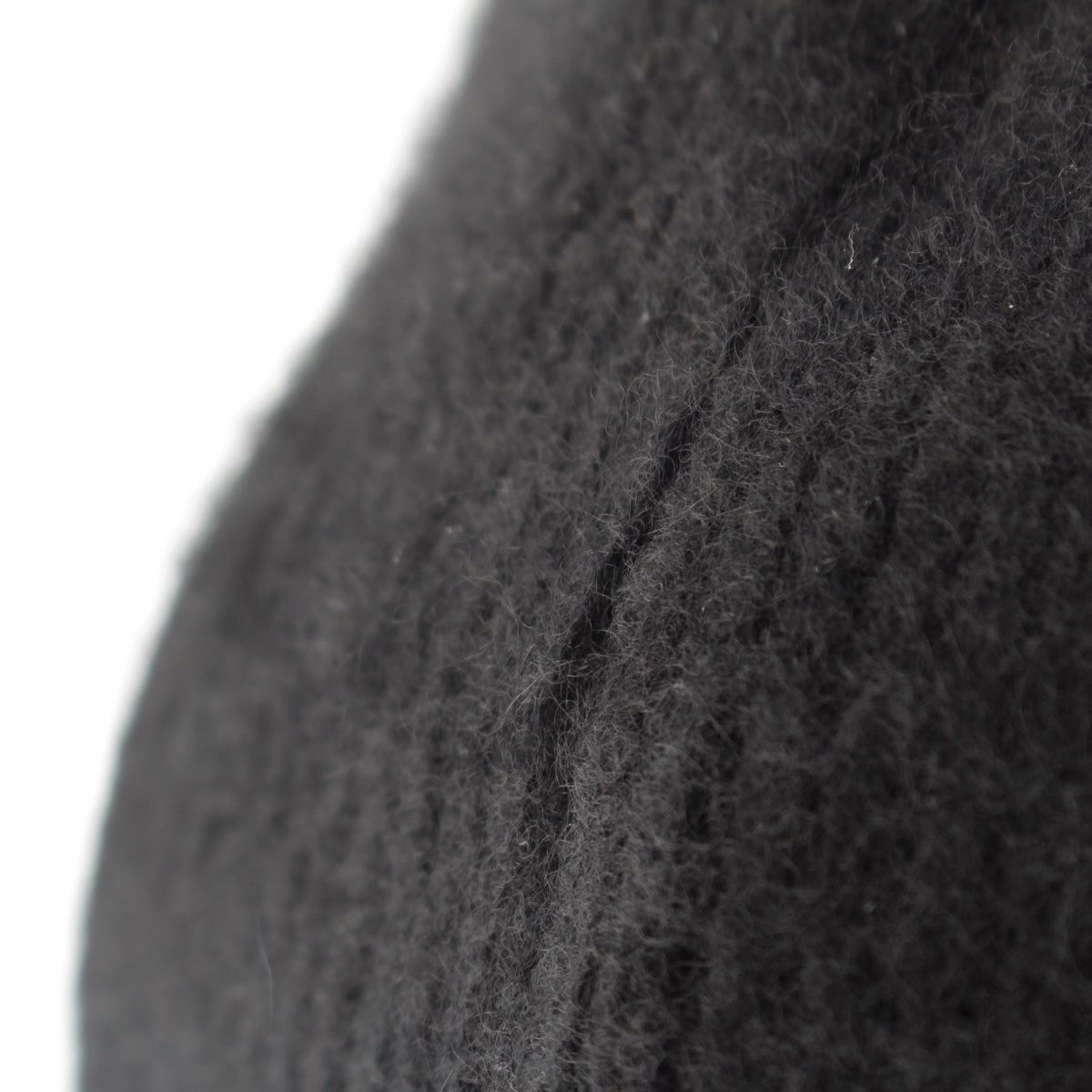Hermes Martin Margiela Era Cashmere H Logo Knit Cap Black ME Hat — view 8