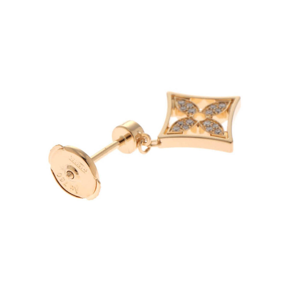 Louis Vuitton Idylle Blossom Earrings YG D 18k Yellow Gold 18k — view 2