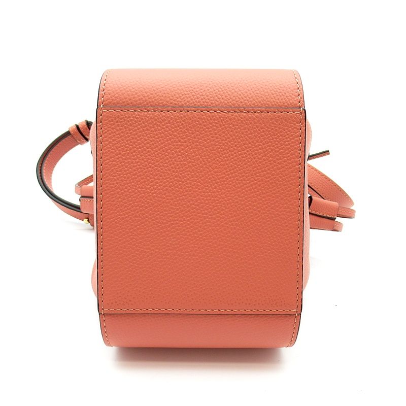 Loewe Hammock Drawstring Mini 314.12 Classic Calfskin Shoulder Bag Pink — view 6