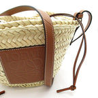 Loewe Drawstring Bucket Bag Palm Leaf Calfskin Natural — view 2