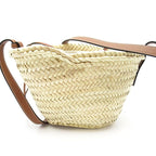Loewe Drawstring Bucket Bag Palm Leaf Calfskin Natural — view 4