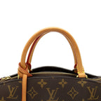 Louis Vuitton Petit Palais PM Monogram Handbag Brown — view 2
