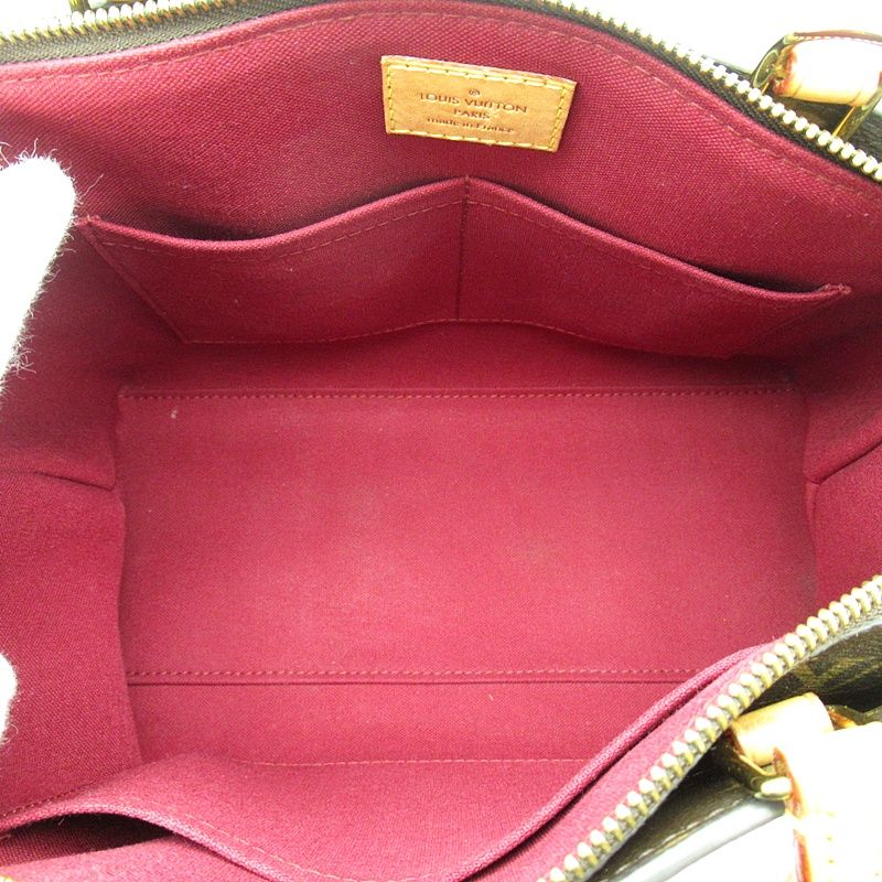 Louis Vuitton Petit Palais PM Monogram Handbag Brown — view 7