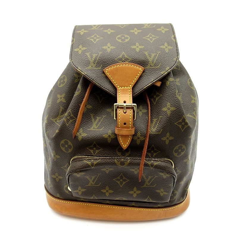 Louis Vuitton Montsouris MM Monogram Backpack Brown
