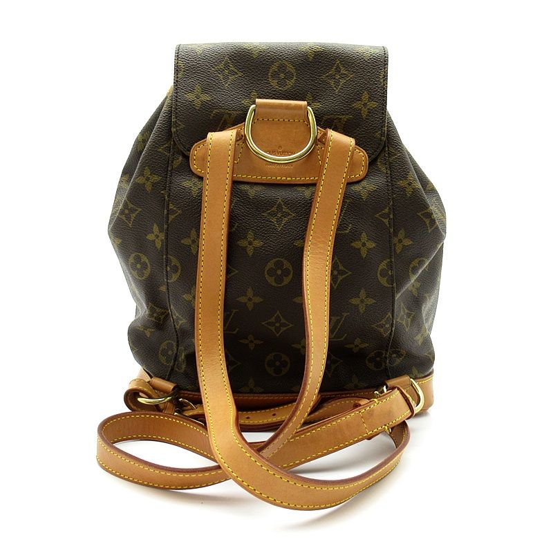 Louis Vuitton Montsouris MM Monogram Backpack Brown — view 4