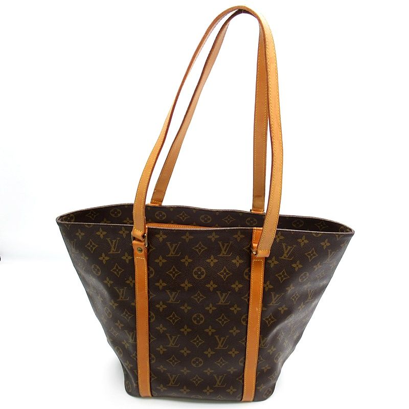 Louis Vuitton Sac Shopping Monogram Tote Bag Brown