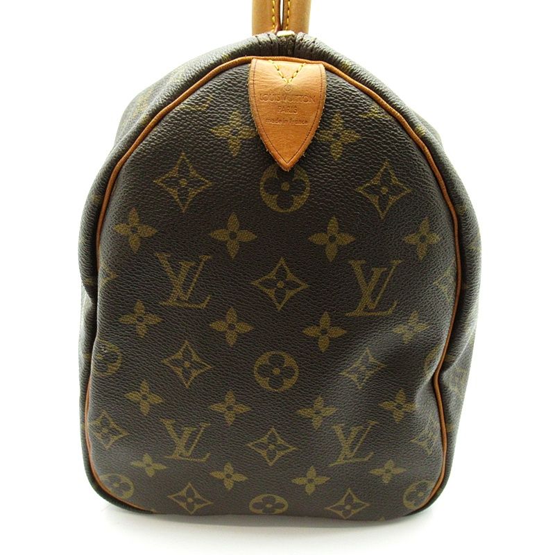Louis Vuitton Speedy 35 Monogram Handbag Brown — view 5