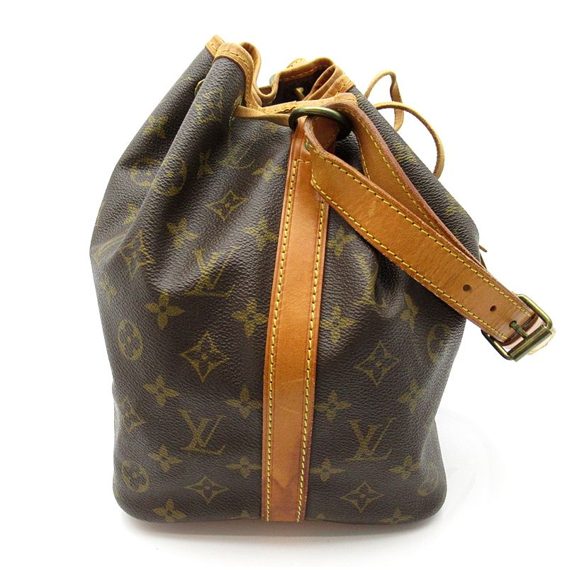 Louis Vuitton Petinoe Monogram Shoulder Bag Brown — view 5