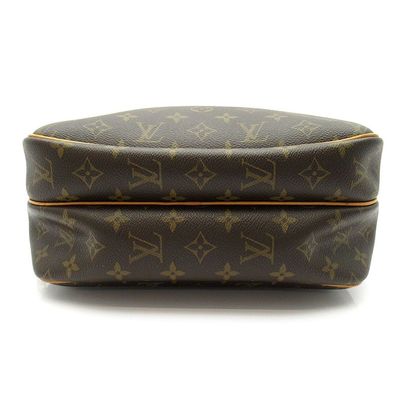 Louis Vuitton Reporter PM Monogram Shoulder Bag Brown — view 6