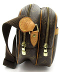 Louis Vuitton Reporter PM Monogram Shoulder Bag Brown — view 5