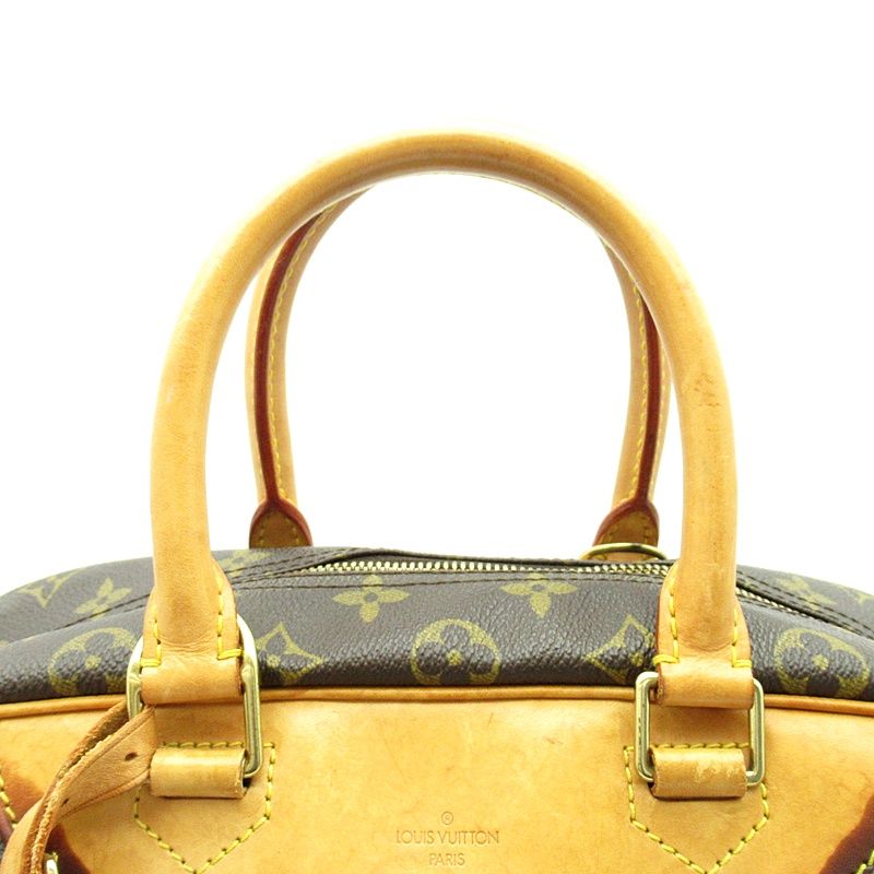 Louis Vuitton Deauville Monogram Handbag Brown — view 2
