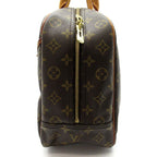 Louis Vuitton Deauville Monogram Handbag Brown — view 3