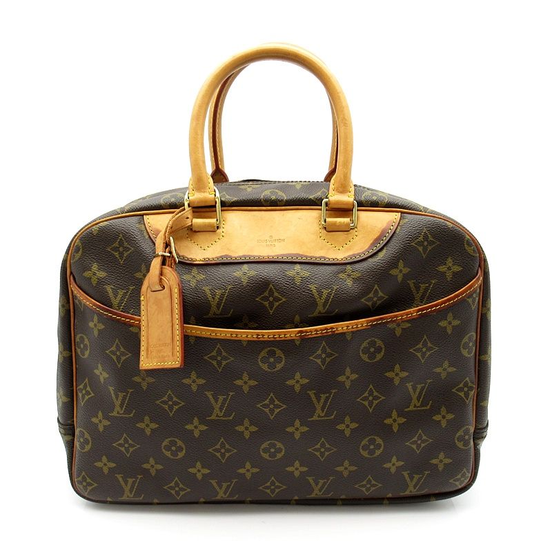 Louis Vuitton Deauville Monogram Handbag Brown