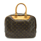 Louis Vuitton Deauville Monogram Handbag Brown — view 4