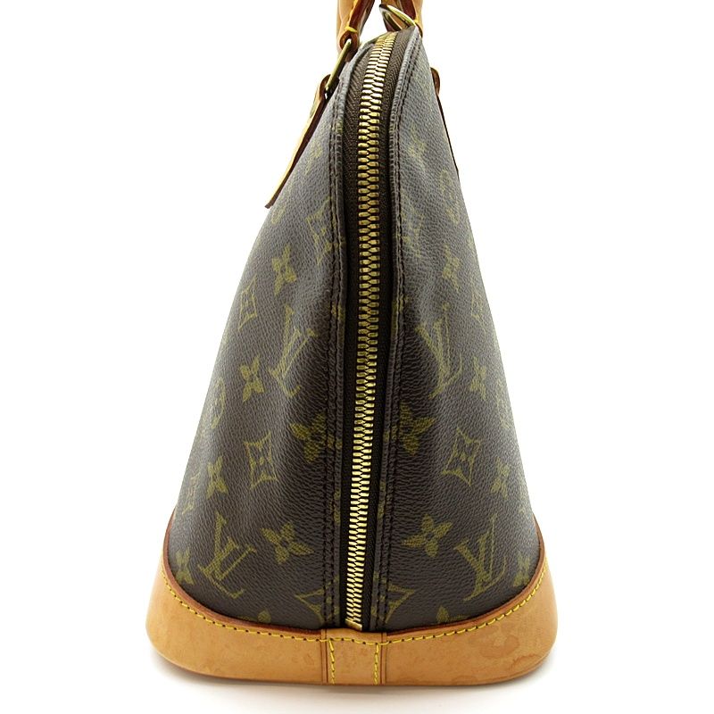 Louis Vuitton Alma Monogram Handbag Brown — view 3