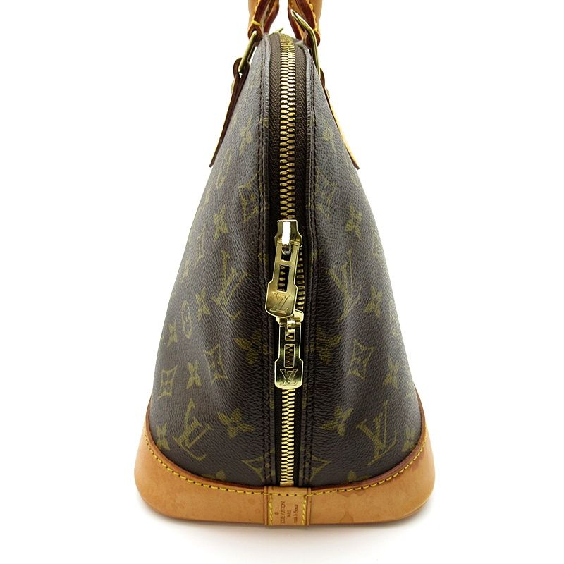Louis Vuitton Alma Monogram Handbag Brown — view 5
