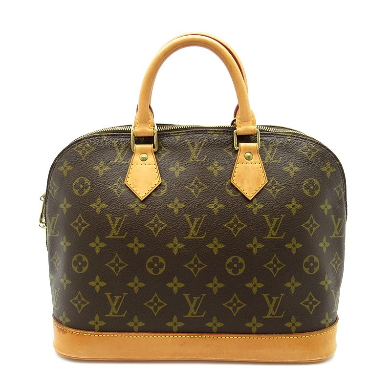 Louis Vuitton Alma Monogram Handbag Brown