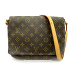 Louis Vuitton Musette Tango Short Monogram Shoulder Bag Brown