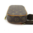 Louis Vuitton Pochette Gange Monogram Belt Bag Brown — view 6