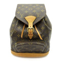 Louis Vuitton Montsouris MM Monogram Backpack Brown