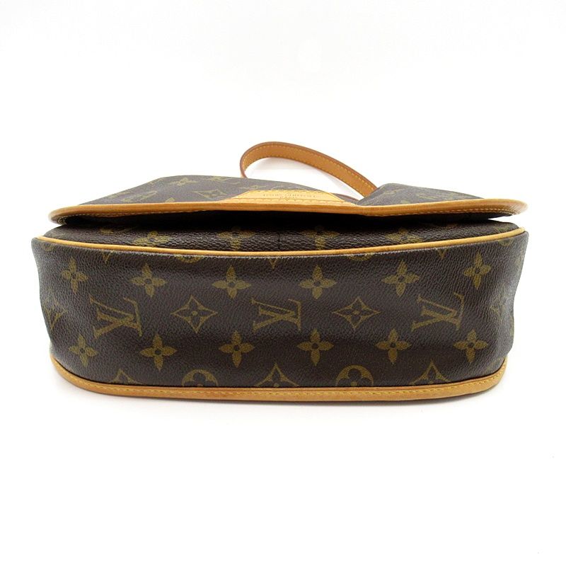 Louis Vuitton Menilmontant PM Monogram Shoulder Bag Brown — view 6