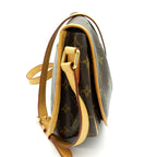 Louis Vuitton Menilmontant PM Monogram Shoulder Bag Brown — view 5