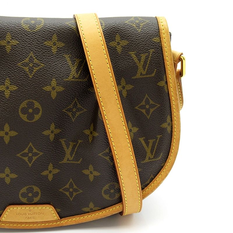 Louis Vuitton Menilmontant PM Monogram Shoulder Bag Brown — view 2