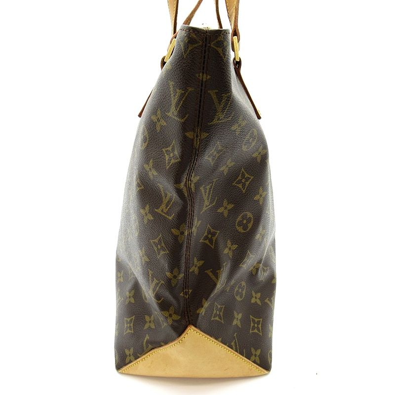 Louis Vuitton Cabas Mezzo Monogram Tote Bag Brown — view 5