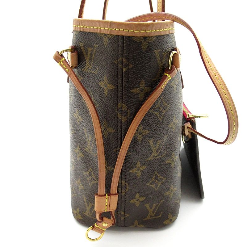 Louis Vuitton Neverfull PM Monogram Tote Bag Pivoine — view 5