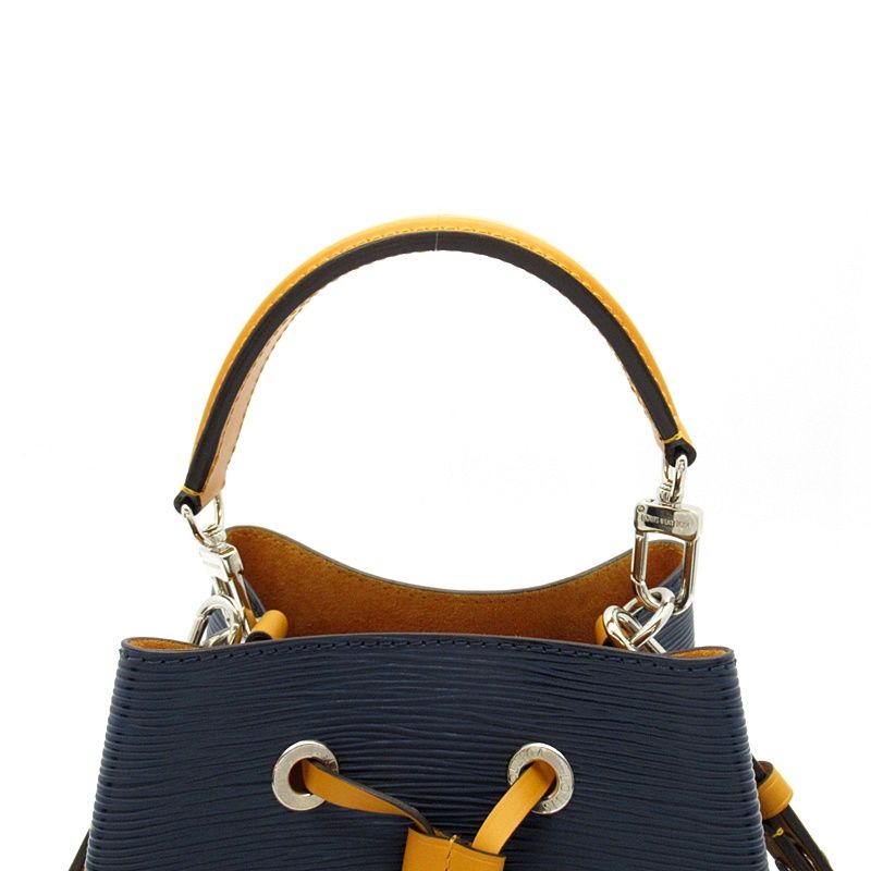 Louis Vuitton Neo Noe BB Epi Shoulder Bag Indigo Saffron — view 2