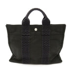 Hermes Herline Tote Bag PM Canvas Gray