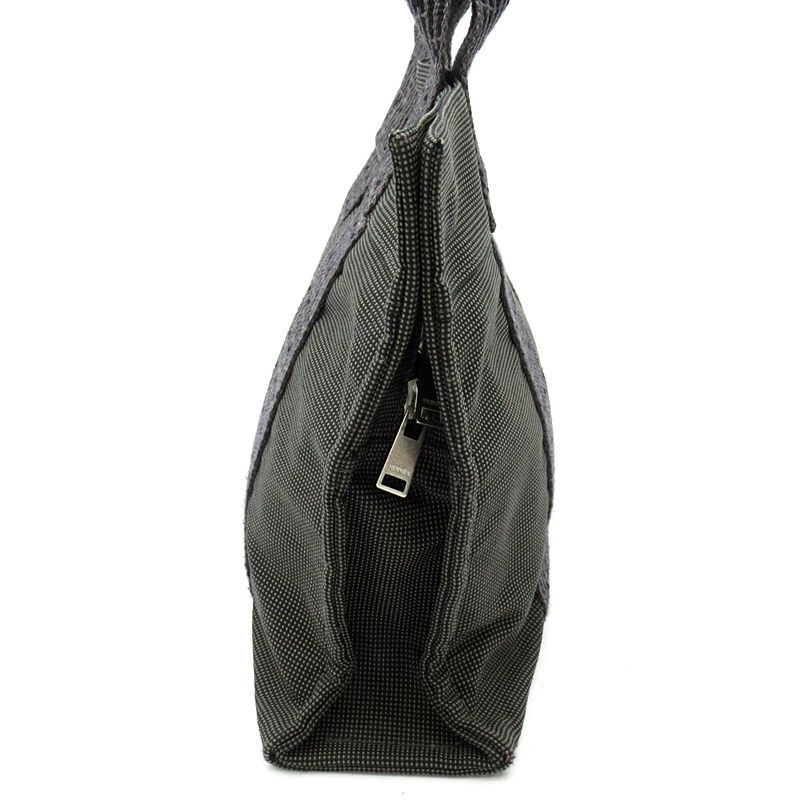 Hermes Herline Tote Bag PM Canvas Gray — view 5