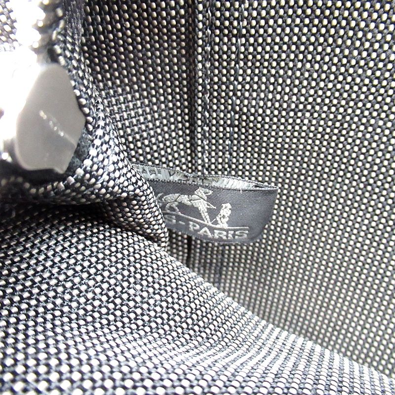 Hermes Herline Tote Bag PM Canvas Gray — view 8