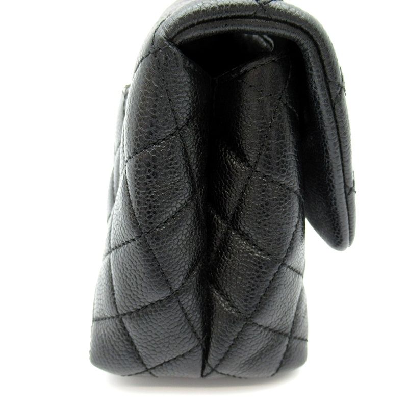 Chanel Coco Handle XS 2-Way Handbag So Black Caviar Leather — view 4