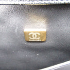 Chanel Large Shopping Caviar Leather Shoulder Bag Black — view 8