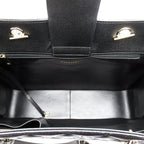 Chanel Large Shopping Caviar Leather Shoulder Bag Black — view 7