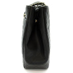 Chanel Large Shopping Caviar Leather Shoulder Bag Black — view 5