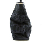 Chanel Camellia Tote Bag Canvas Leather Black — view 2