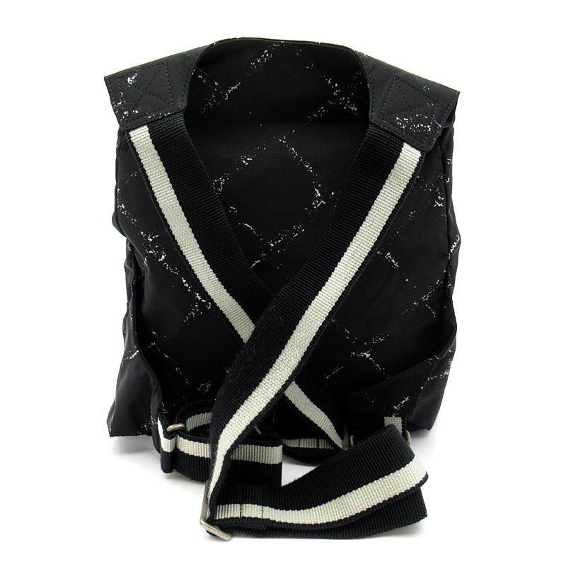 Chanel Travel Line Backpack Nylon Black — view 3
