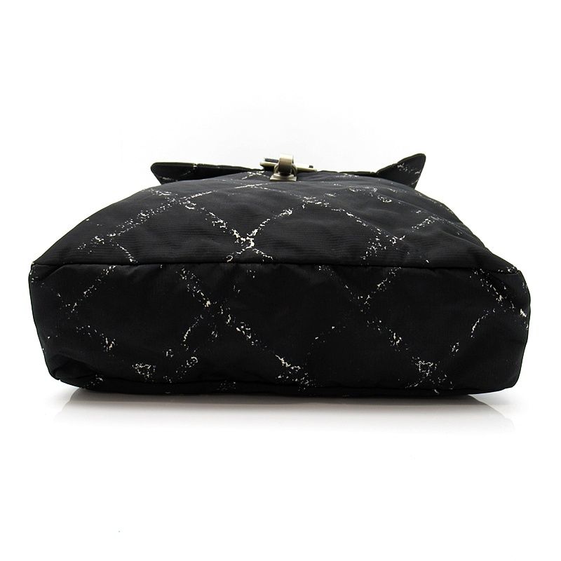 Chanel Travel Line Backpack Nylon Black — view 5