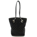 Gucci Tote Bag GG Canvas Leather Black