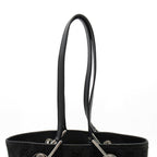 Gucci Tote Bag GG Canvas Leather Black — view 2