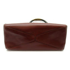 Gucci Wood Handle Leather Shoulder Bag Brown — view 6